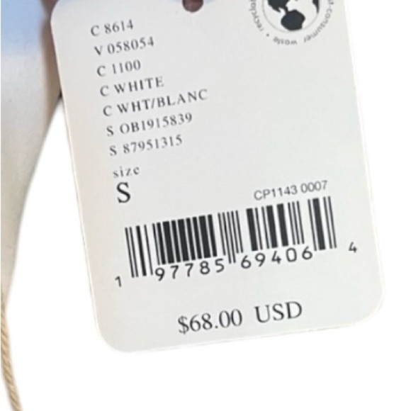 FP Movement x Hatch Never Better Square Neck Maternity Bra Size S White NEW - Picture 6 of 7